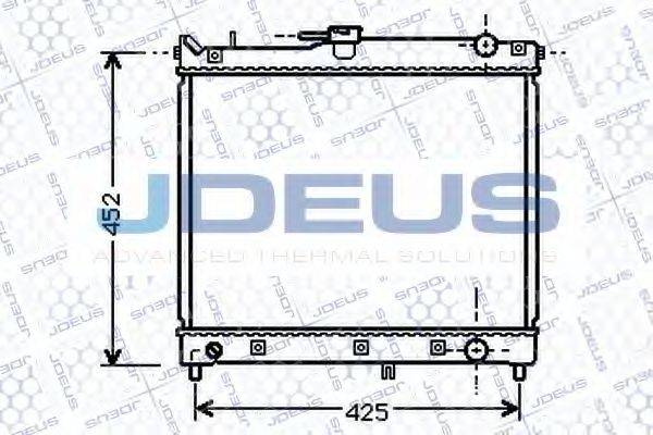 JDEUS 042M16 Радіатор, охолодження двигуна