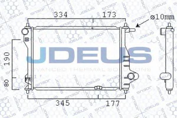 JDEUS 056M11 Радіатор, охолодження двигуна