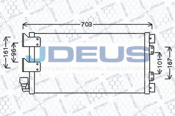 JDEUS 702M18 Конденсатор, кондиціонер