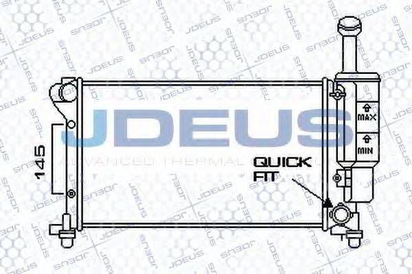 JDEUS 011M69 Радіатор, охолодження двигуна