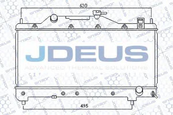 JDEUS 028M36 Радіатор, охолодження двигуна