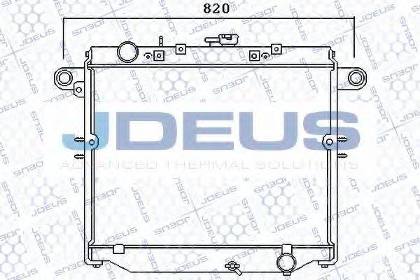 JDEUS 028M31 Радіатор, охолодження двигуна