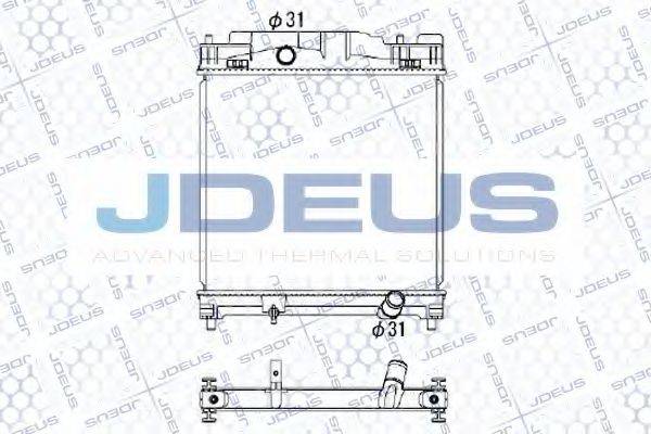 JDEUS 028M73 Радіатор, охолодження двигуна