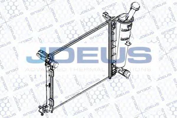 JDEUS RA0360180 Радіатор, охолодження двигуна