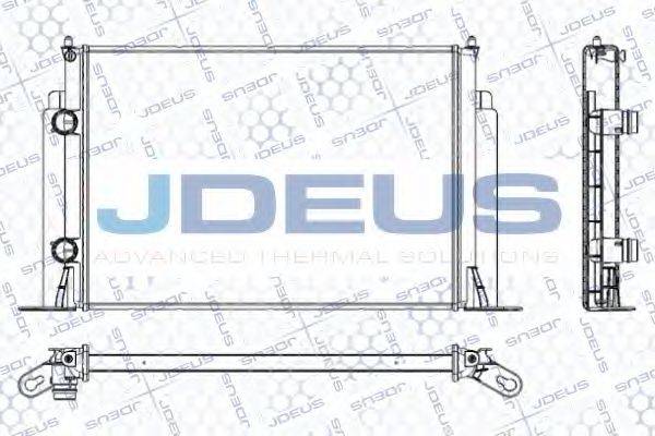 JDEUS RA0110861 Радіатор, охолодження двигуна