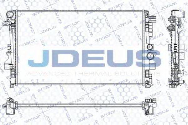 JDEUS RA0170780 Радіатор, охолодження двигуна