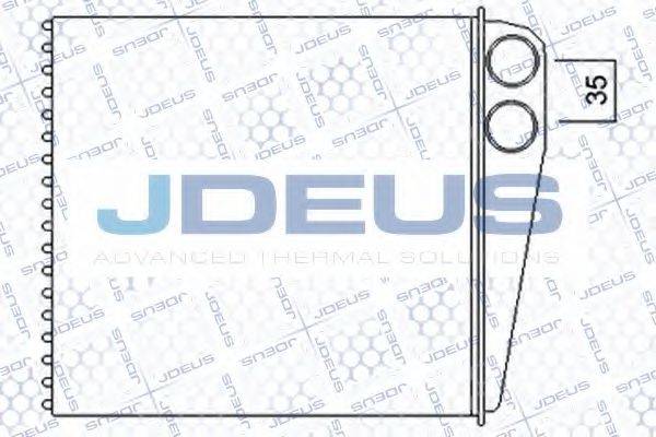 JDEUS 201M03A Теплообмінник, опалення салону