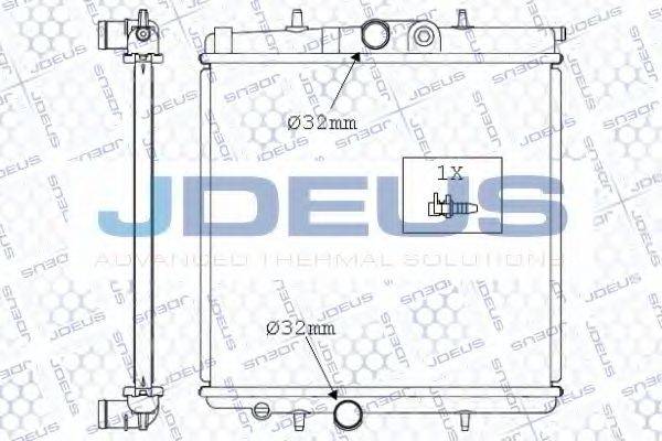 JDEUS 021M36 Радіатор, охолодження двигуна