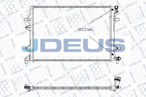 JDEUS 030M45 Радіатор, охолодження двигуна