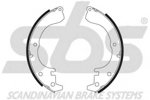 SBS 18492799216 Комплект гальмівних колодок