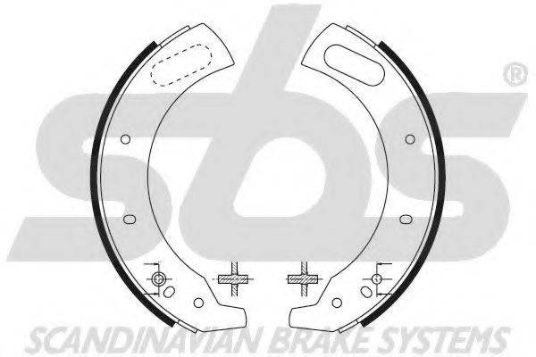 SBS 18492740380 Комплект гальмівних колодок