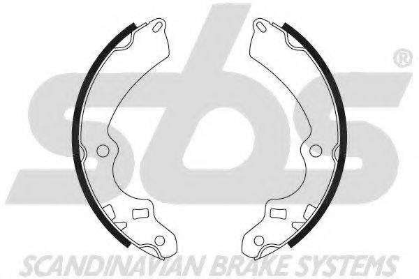 SBS 18492740481 Комплект гальмівних колодок