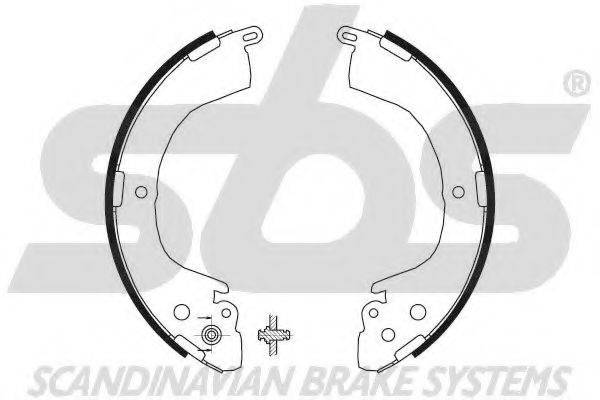 SBS 18492730606 Комплект гальмівних колодок