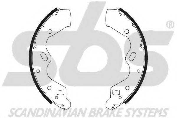SBS 18492732615 Комплект гальмівних колодок