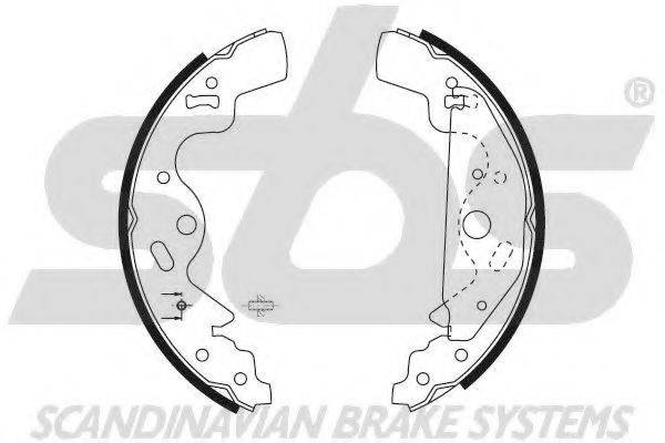 SBS 18492740699 Комплект гальмівних колодок