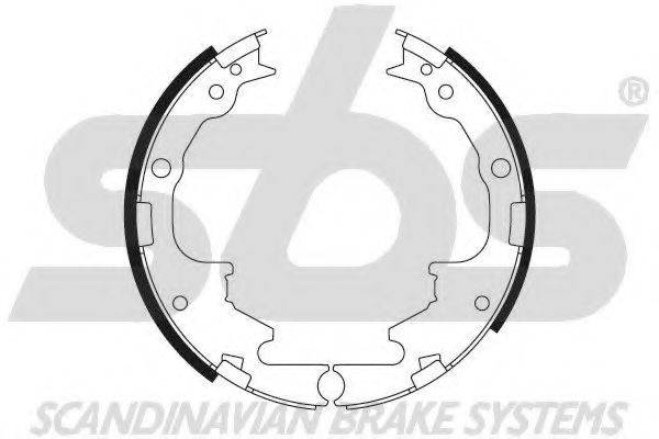 SBS 18492793713 Комплект гальмівних колодок