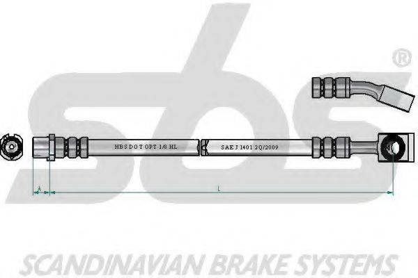 SBS 1330853679 Гальмівний шланг