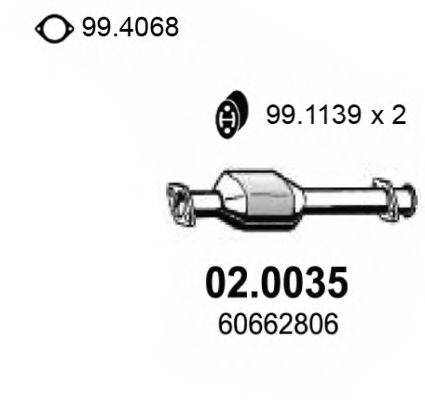 ASSO 020035 Каталізатор