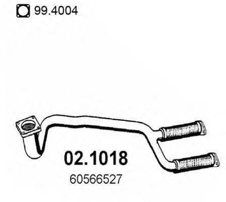 ASSO 021018 Труба вихлопного газу