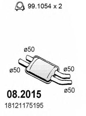 ASSO 082015 Передглушувач вихлопних газів