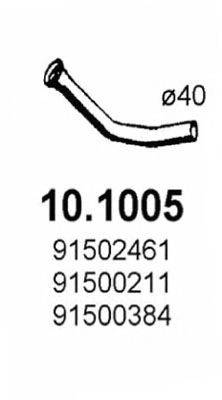 ASSO 101005 Труба вихлопного газу