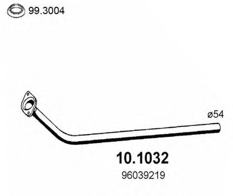 ASSO 101032 Труба вихлопного газу