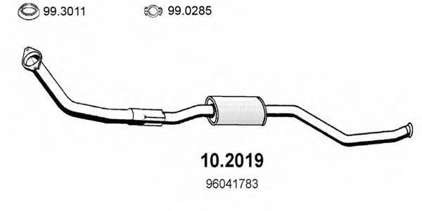 ASSO 102019 Передглушувач вихлопних газів