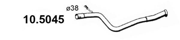 ASSO 105045 Труба вихлопного газу