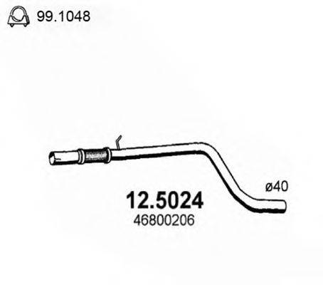 ASSO 125024 Труба вихлопного газу