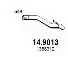 ASSO 149013 Труба вихлопного газу