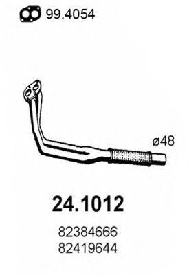 ASSO 241012 Труба вихлопного газу