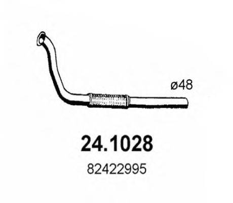 ASSO 241028 Труба вихлопного газу