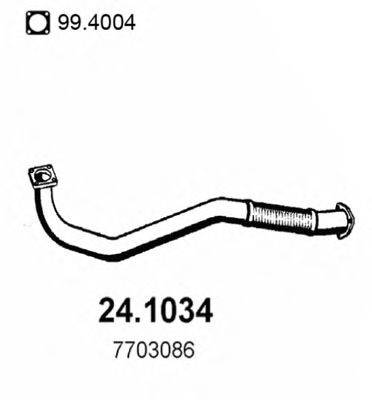 ASSO 241034 Труба вихлопного газу