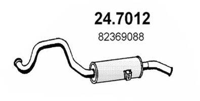 ASSO 247012 Глушник вихлопних газів кінцевий
