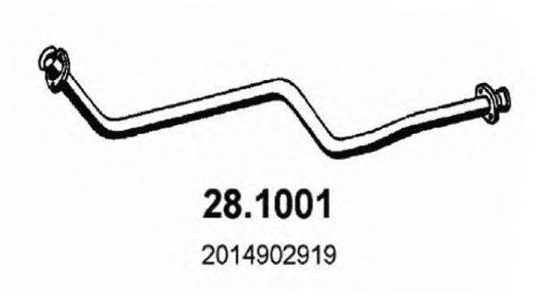 ASSO 281001 Труба вихлопного газу