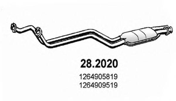 ASSO 282020 Передглушувач вихлопних газів