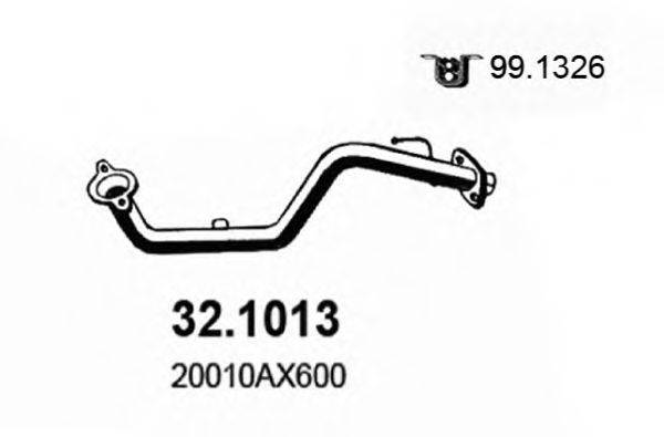 ASSO 321013 Труба вихлопного газу