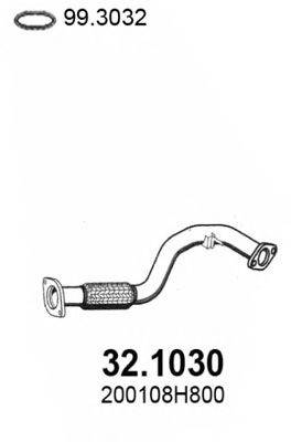ASSO 321030 Труба вихлопного газу