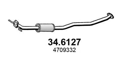 ASSO 346127 Середній глушник вихлопних газів