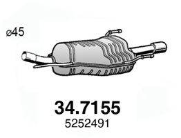 ASSO 347155 Глушник вихлопних газів кінцевий
