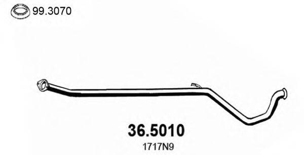 ASSO 365010 Труба вихлопного газу