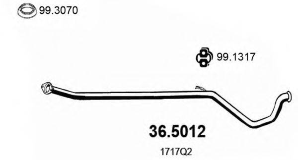 ASSO 365012 Труба вихлопного газу