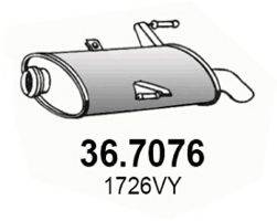 ASSO 367076 Глушник вихлопних газів кінцевий