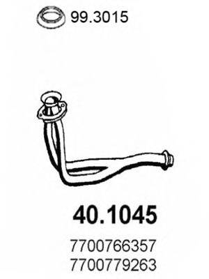 ASSO 401045 Труба вихлопного газу