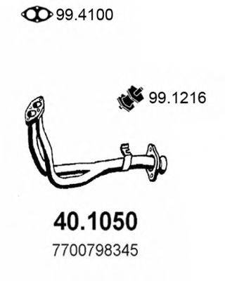 ASSO 401050 Труба вихлопного газу