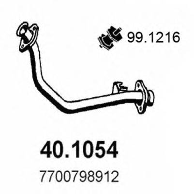 ASSO 401054 Труба вихлопного газу