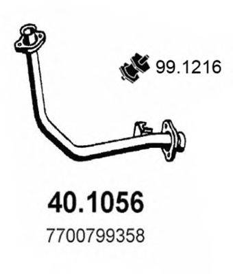 ASSO 401056 Труба вихлопного газу