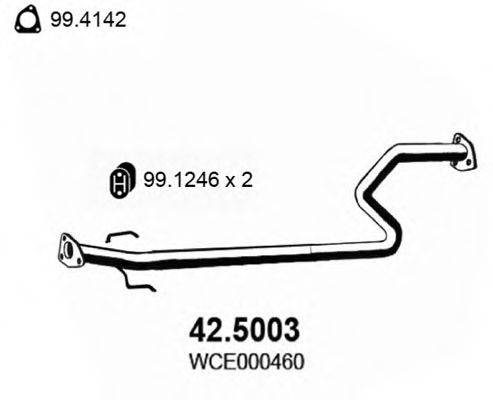 ASSO 425003 Труба вихлопного газу