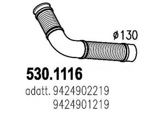 ASSO 5301116 Труба вихлопного газу