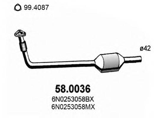 ASSO 580036 Каталізатор